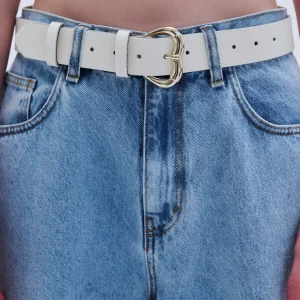 BELT LEATHER HEART BUCLE
