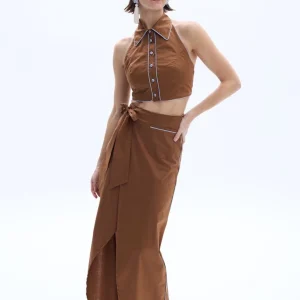 CATHY SKIRT BROWN/CIEL