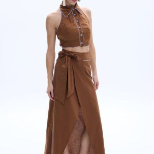 CATHY TOP BROWN/CIEL