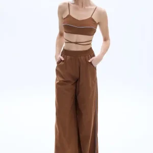 CATHY PANTS BROWN/CIEL