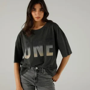 T-SHIRT ALAN VELVET SLATE